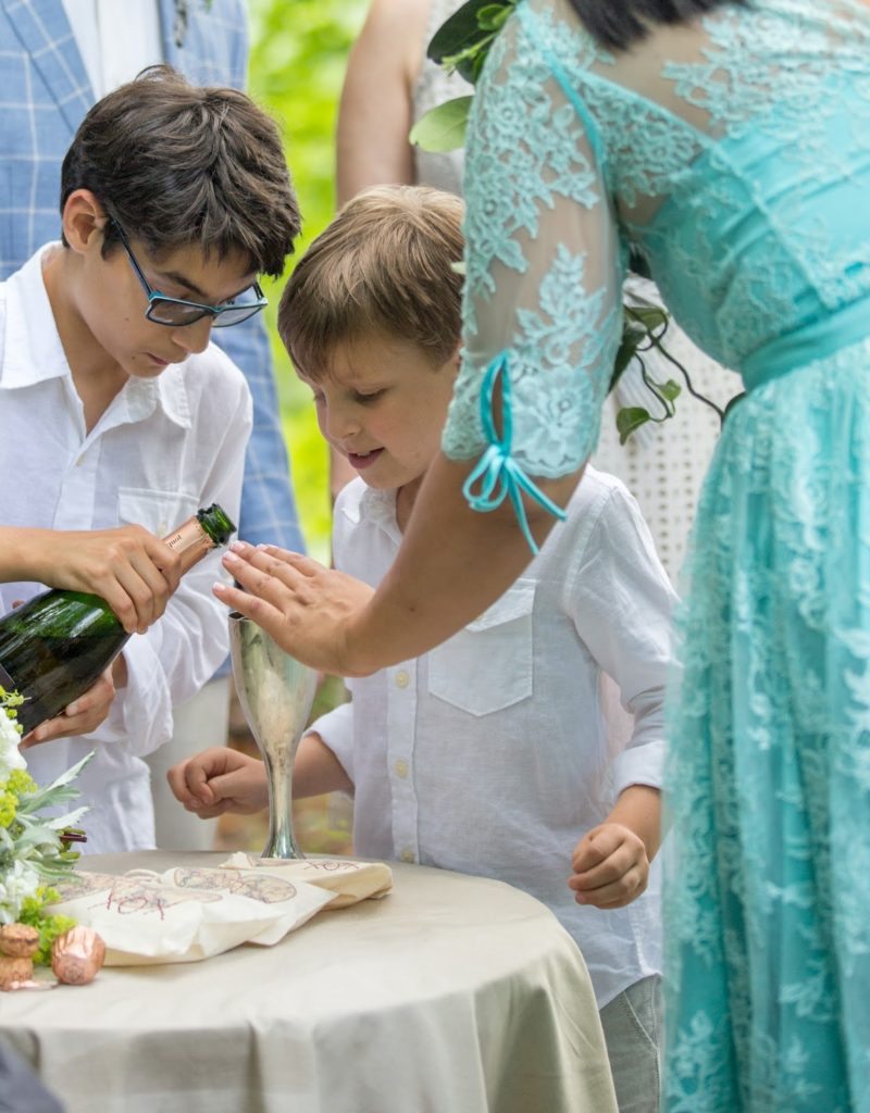 A full cup Alisa Tongg Celebrant Family Vow Renewal at The Living Wall at Promise Ridge Jeremie Barlow Photography