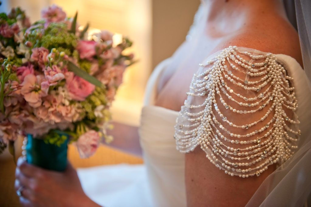 carly beaded cap sleeves wedding dress alisa tongg celebrant heather fowler photography