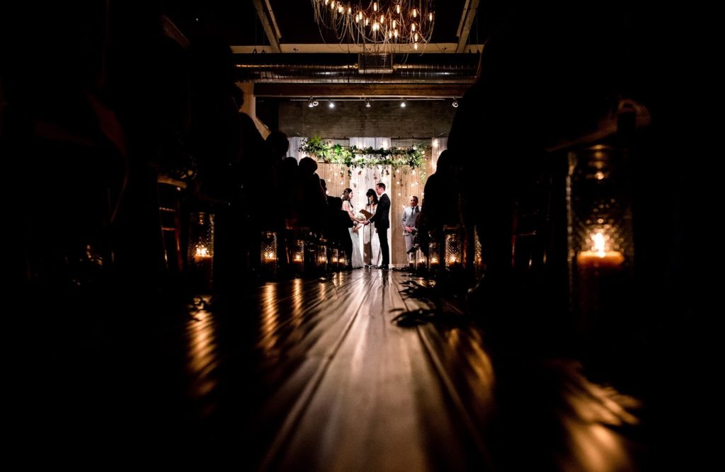 ceremony space alisa tongg celebrant front palmer werth photography