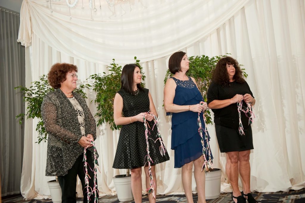 four family members with four virtues handfasting alisa tongg celebrant heather fowler photography