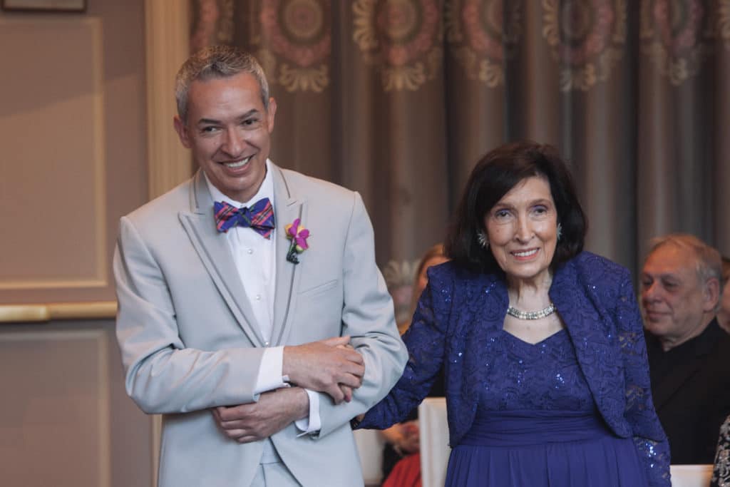 javier with his mother alisa tongg celebrant elaine zelker photography