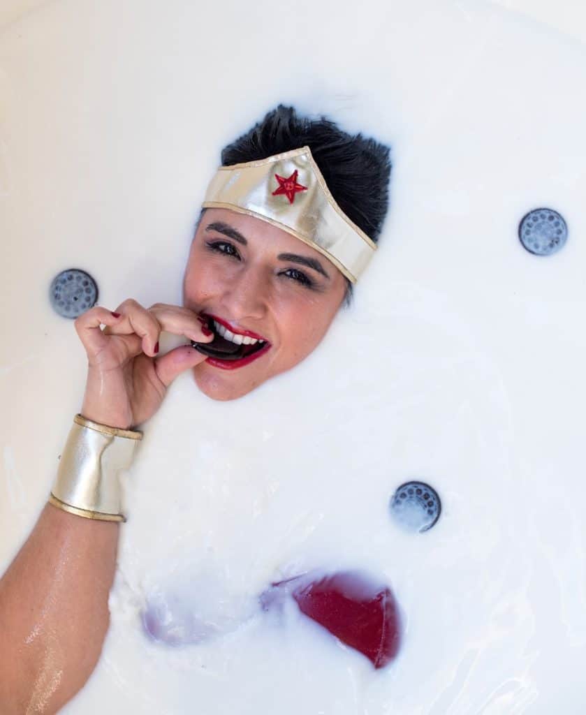 milk and cookies wonder woman rob yaskovic photography